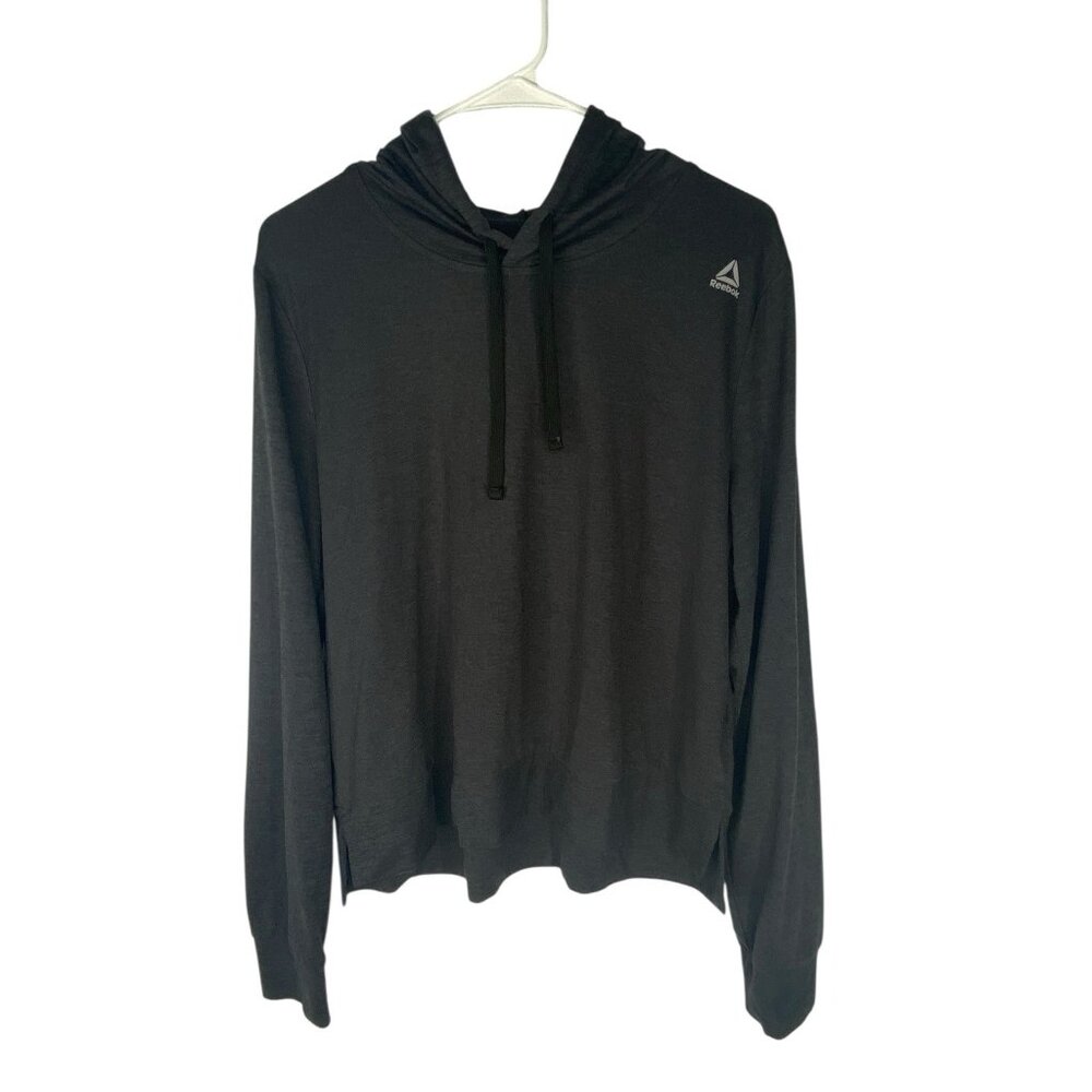 Reebok Womens Dark Gray Hoodie Pullover 2XL Sports Fall College Football